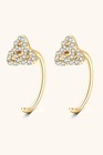 Moissanite Stud Earrings 0 18ct 925 Sterling Silver Dainty Sparkle Gift For Her