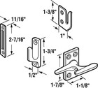 Antique Brass Casement Window Sash Lock With Rim And Mortise Strikes Set