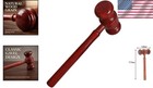 Brown Handmade Wooden Gavel  Auction Gavels  Vintage Judge Gavel  Props And   