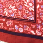 Sarah Coventry Red Floral Scarf Vintage Square