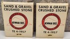 2 Matchbooks Fort Worth Texas Newman Brothers Trucking Heavy Hauling Full Books 