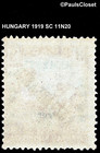 Hungary 1919 Sc 11n20 Romanian Occupation Overprint Stamp Mnh Og Vf