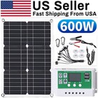 600w Solar Panel Kit 100a 12v Battery Charger With Controller Caravan Boat