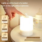 Led Bedside Night Light Dimmable Touch Table Lamp Rechargeable Bedroom Desk 