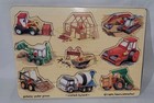 Melissa   Doug 3 Wooden Peg Puzzle Set 9 Pieces Each Hand Crafted Animals Lot