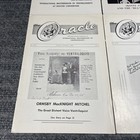 Vintage The Oracle Society Of American Ventriloquists Newsletter Lot 1960