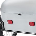 Bike Cargo Trailer 100 Lbs Capacity Foldable 16  Wheels Fits 22 -28  Bikes