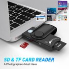 7-in-1 Smart Usb 2 0 Micro Tf Sd Sim Id Card Reader Memory Adapter For Pc Laptop