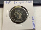 1847 Braided Hair Large Cent Early Date Us Copper Coin 062125 54e