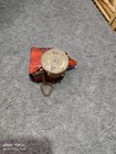 Nautical Vintage Brass Pocket  Compass With Calendar In Leather Gift Case
