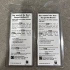 The Official Kiss Worldwide 1996   1997 Tour Collectible Phone Card Set 2 Sealed   