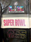 2026 Nfl Super Bowl Lx San Francisco Moto Leather Jacket By Prostandard Size 2xl