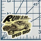Run   Run Speed Shop Hot Rod Vinyl Sticker Die Cut Vintage Style Car Decal