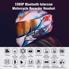 Freedconn Motorcycle Helmet Headset With Camera R1plus Bluetooth Intercom 100   