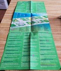 Taste Of Chicago 30th Anniversary Promotional Flyer From 2010 With Map   Vendors
