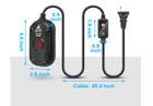 Small Aquarium Heater 50w Mini Fish Tank Heater 50 Watt Submersible With Led Tem