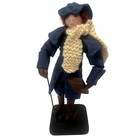 Vtg Handmade   Sewen Folk Art Amish Man   Woman Collectible Figurines 1975