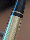 Vintage 12k Gold Cross Pen And Pencil Desk Set With White Onyx Base Usa Made