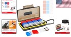 Storage Case For 36 Sd Cards With Protective Holders  