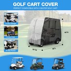 Neverland Waterproof Golf Cart Cover 2passenger 420d For Ezgo Club Car Yamaha 1x