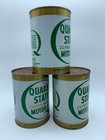 Vintage Oil Cans Lot Quaker State Metal Service Station Automotive 3 Cans