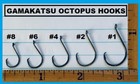 Gamakatsu  208 Octopus Circle Hook 25 Hooks Value Pack Size 4  208408-25 New 
