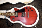 Gibson Les Paul Studio Satin Cherry Electric Guitar With Hard Case  2006