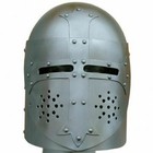 Viking Medieval Steel Armor Helmet Knight Tournament Open   Close Larp For Gift