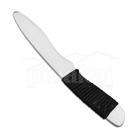 Pack Of 5 Premium Aluminum Fixed Blade Training Blunt Knife - Black Cord Handle