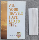 Delta Air Lines Gold Medallion Bag Tags  pair Of 2 