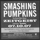 Smashing Pumpkins Zeitgeist 4 X 4 Inch Original Promo Sticker 2007