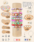 Clay Beads Bracelet Making Kit 5000 Pcs Flat Beads For Jewelry Making Diy Crafts