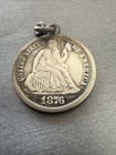 Love Token  1876 Seated Liberty Dime