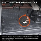 Powoq Backrest Mat Compatible With 2010-2024 Toyota 4runner 7-seat Cargo Mat Tpe