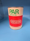 1950s Conoco Par Motor Oil Quart Composite Can Unopened Sae 30 Garage Man Decor