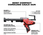 Milwaukee 2441-20 M12    10oz  Caulk And Adhesive Gun  bare Tool  New 