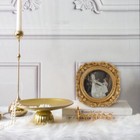 Small Vintage 3x3 Round Picture Frame Mini Antique Ornate Circle Photo Frame New