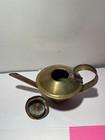 Vintage  Copper   Brass Tea Pot Made In England 10    L 5    H 5    Wide   3