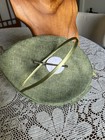 Sage Green Fascinator Hat Headband Clip Kentucky Derby Wedding Church Tea