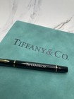 Tiffany   Co Blue Suede Notebook   Pen Gift Set   Journal Diary Health Planner