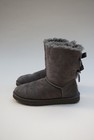 Ugg Australia Bailey Bow Ii Grey Short Boots - Size 8