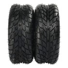 Two 20x7-8 Sport Atv Utv Tires All Terrain 6 Ply 20x7x8 Tubeless Black Rubber