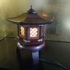 Japanese Wooden Lantern Toro 11 42inch W light Kumiko Showa Traditional Craft