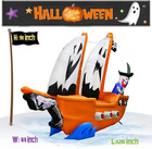 10ft Length Halloween Pirate Ship Inflatable With Pirate  Halloween Decorations