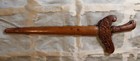 Antique Javanese Keris Dagger With Heavily Carved Scabbard And Handle C  1875