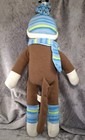 Sock Monkey Plush Dan Dee Collectors Choice 24  Large Stuffed Animal Toy Soft 