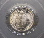 1940  p  Mercury Silver Dime 10c Pcgs Ms67 Fb  013 Gem Bu  full Bands  Ogh Green