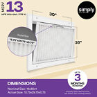 Simply Filters 16x30x1 Merv 13  Mpr 1500  Ac Furnace Hvac Air Filter