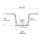 10  Rise Ape Hanger  Bar Handlebar For Harley Road Glide Road King Classic