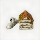 Vintage 1940s Dog In Doghouse And Ceramic Art Rare And Collectible Made In Japan